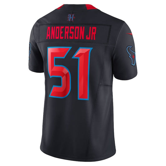 H.Texans #51 Will Anderson Jr. 2nd Alternate Vapor F.U.S.E. Limited Jersey - Navy American Football Jerseys