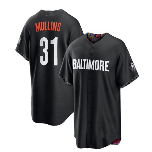 Baltimore Orioles #31 Cedric Mullins 2023 City Connect Replica Player Jersey - Black Baseball Jerseys